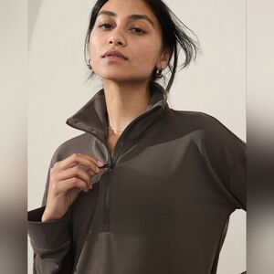 Athleta Seasoft Quarter Zip SzM